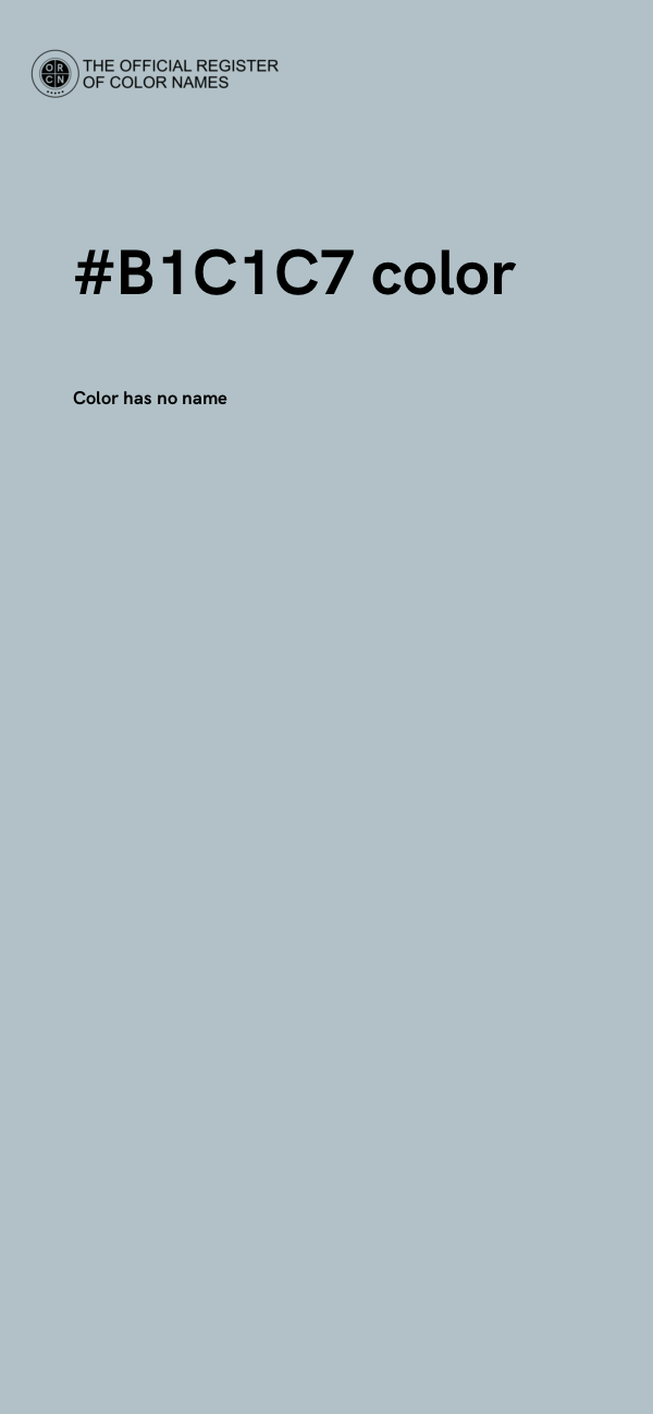 #B1C1C7 color image