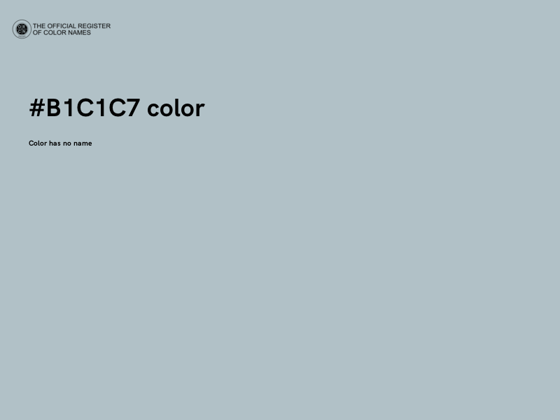 #B1C1C7 color image