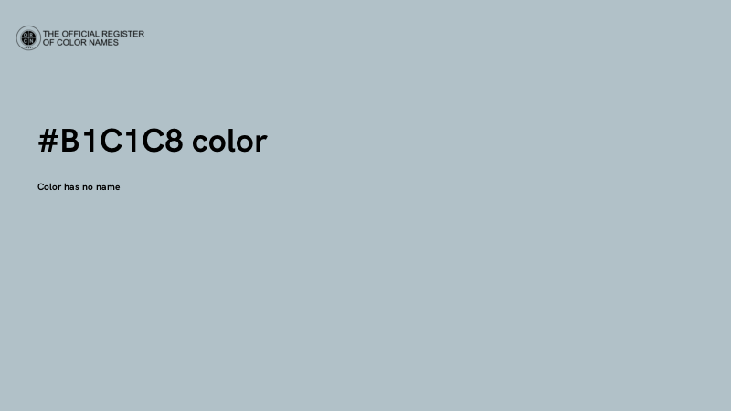 #B1C1C8 color image