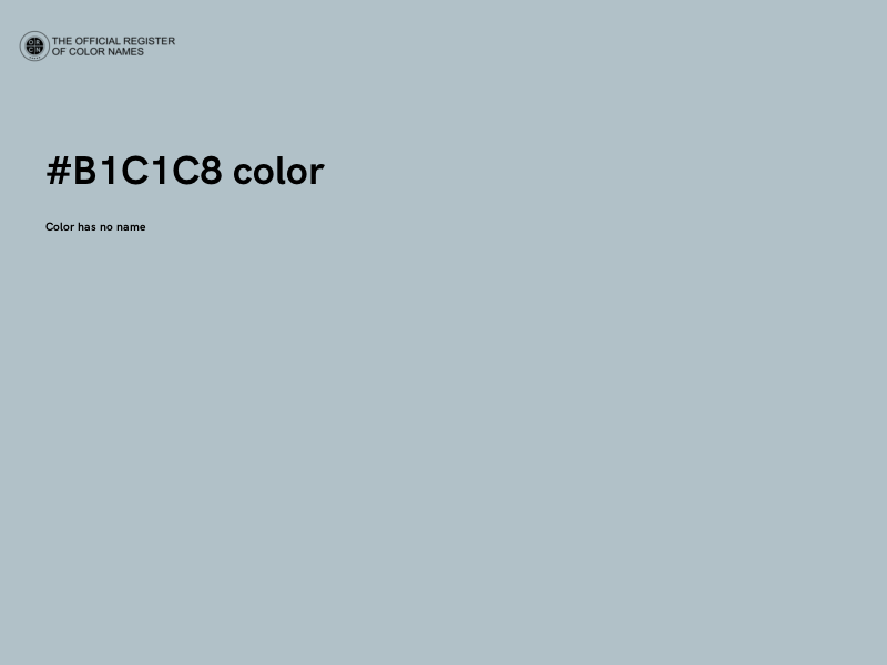 #B1C1C8 color image