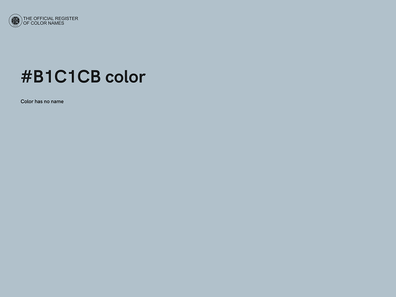 #B1C1CB color image