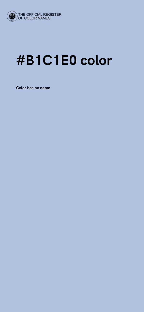 #B1C1E0 color image
