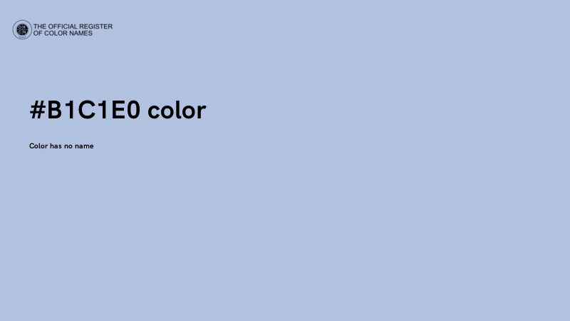 #B1C1E0 color image