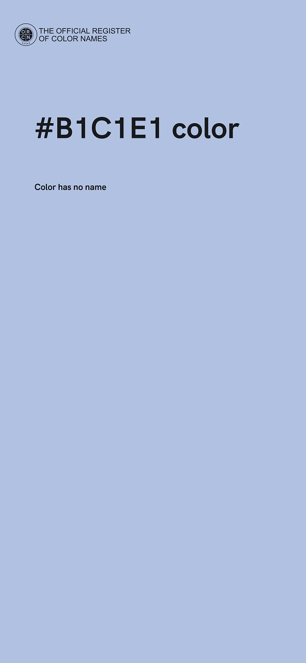 #B1C1E1 color image