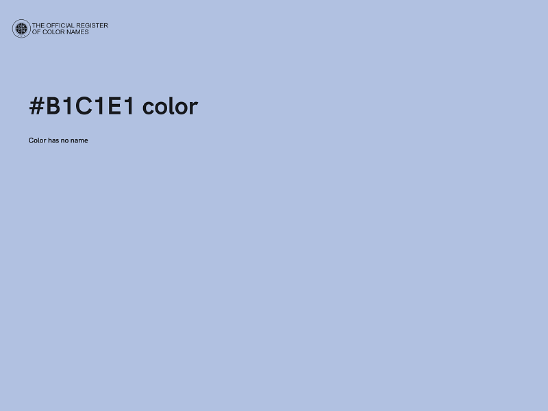 #B1C1E1 color image