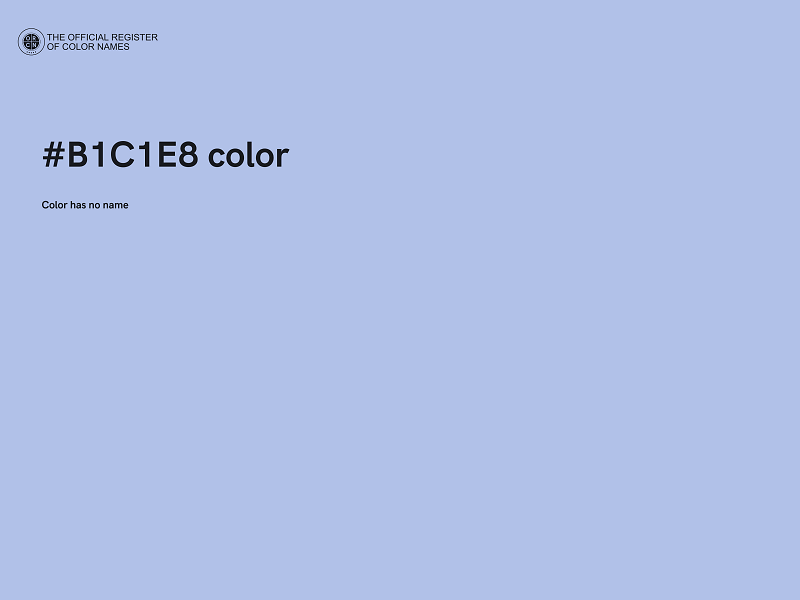 #B1C1E8 color image