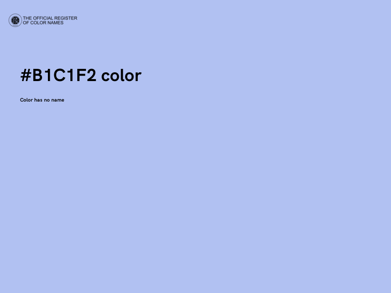 #B1C1F2 color image
