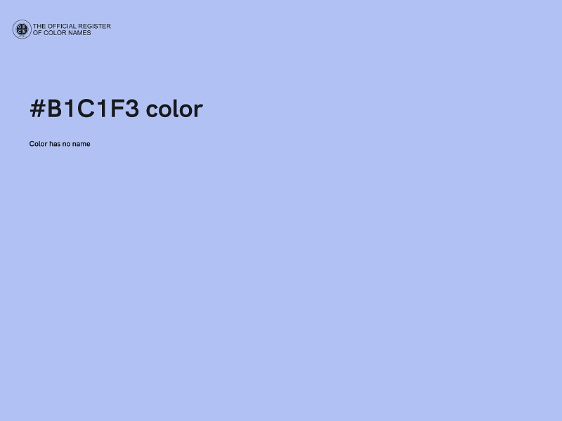 #B1C1F3 color image