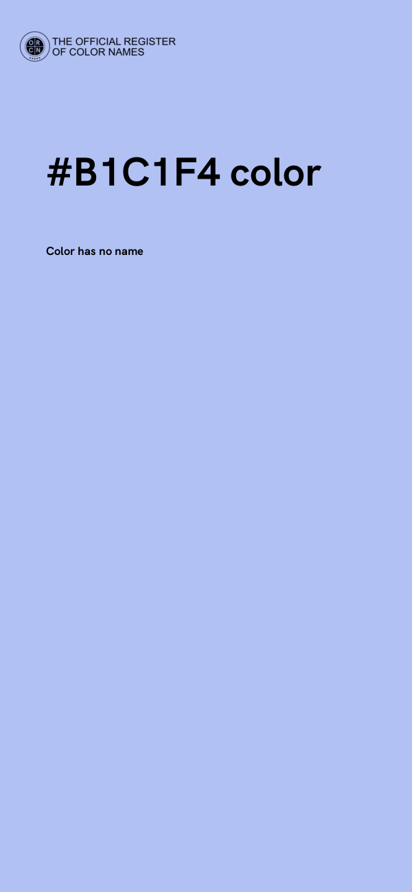 #B1C1F4 color image