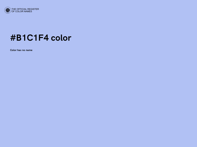#B1C1F4 color image