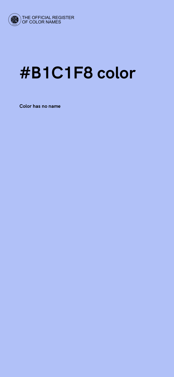 #B1C1F8 color image
