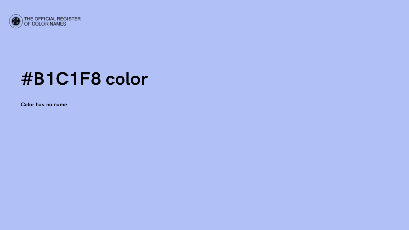 #B1C1F8 color image
