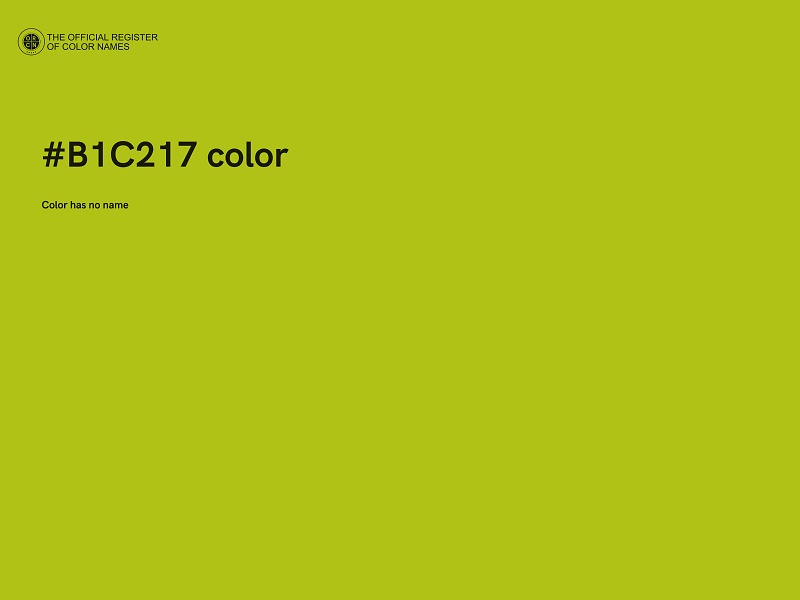 #B1C217 color image