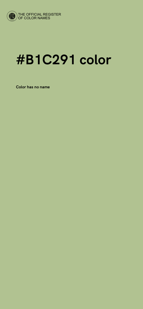 #B1C291 color image