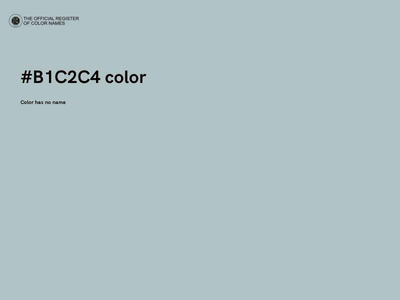 #B1C2C4 color image