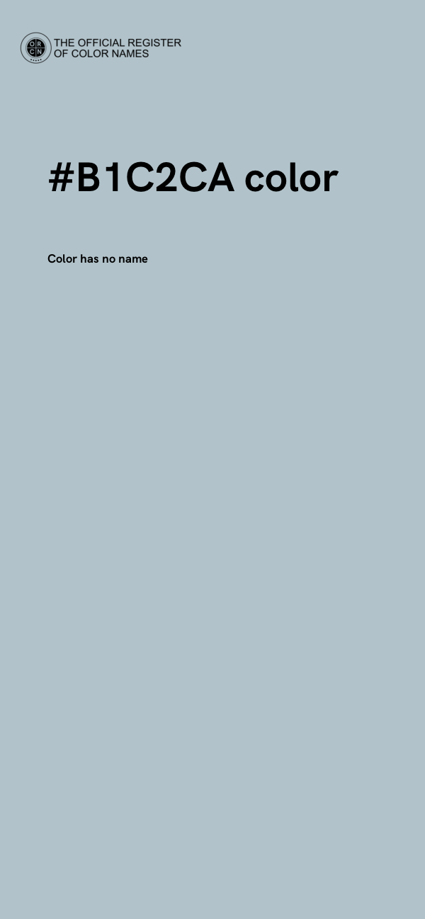 #B1C2CA color image