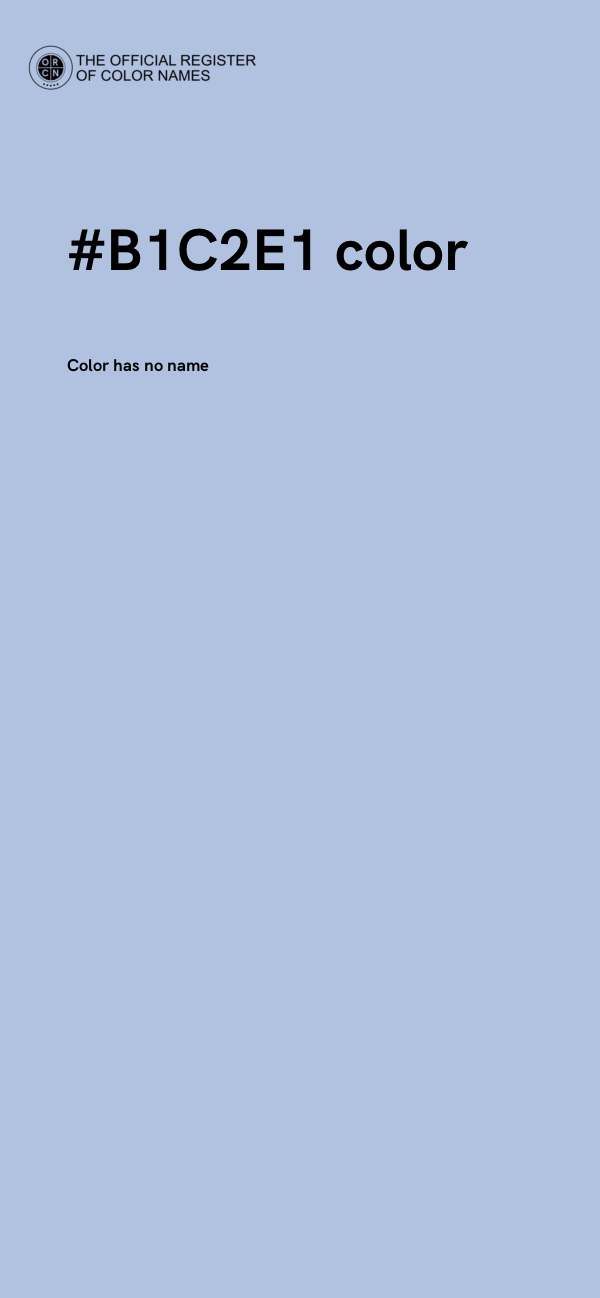 #B1C2E1 color image