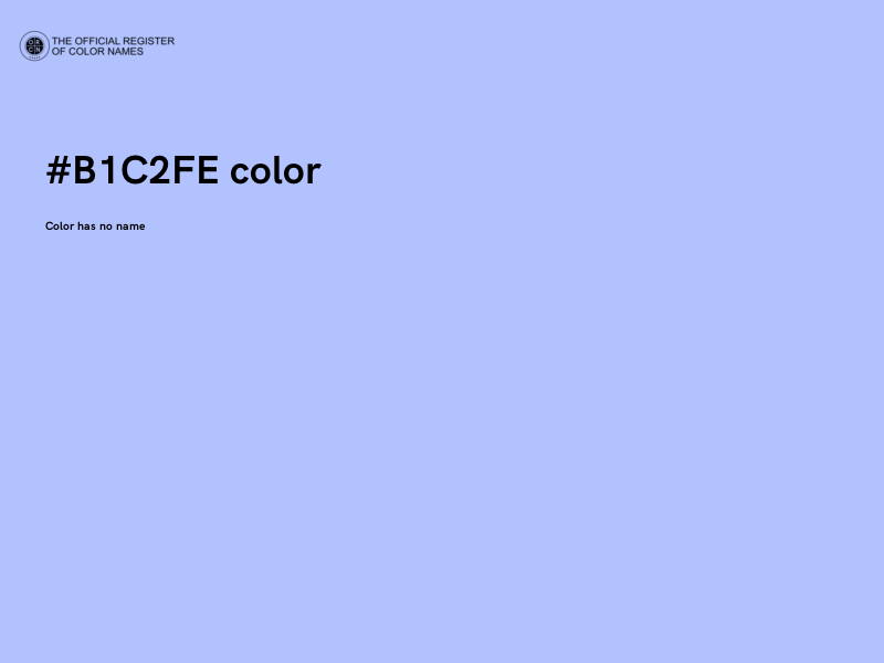 #B1C2FE color image