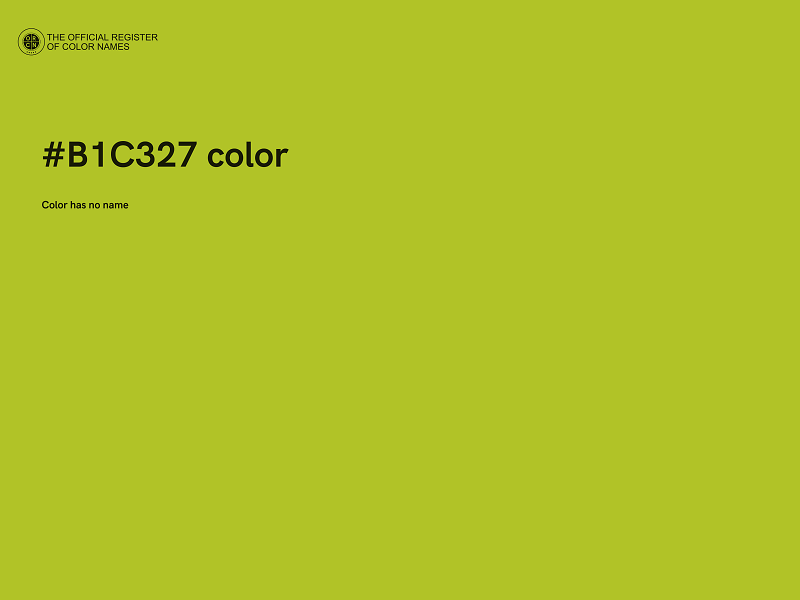 #B1C327 color image