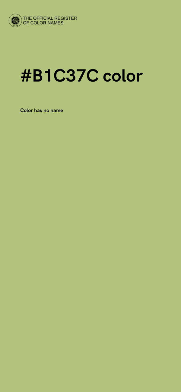 #B1C37C color image