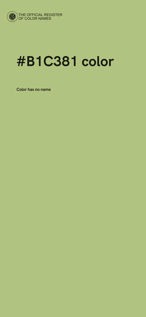 #B1C381 color image