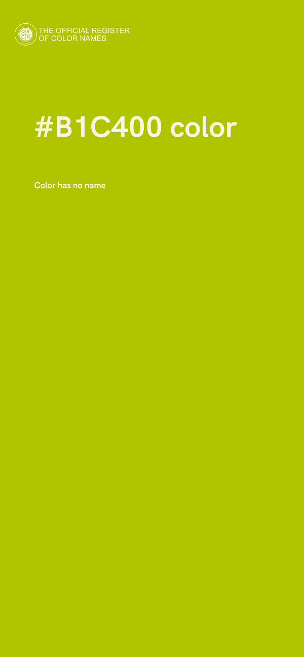 #B1C400 color image