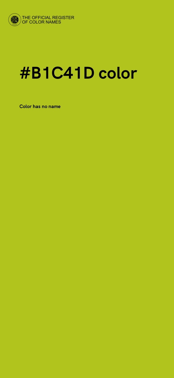 #B1C41D color image