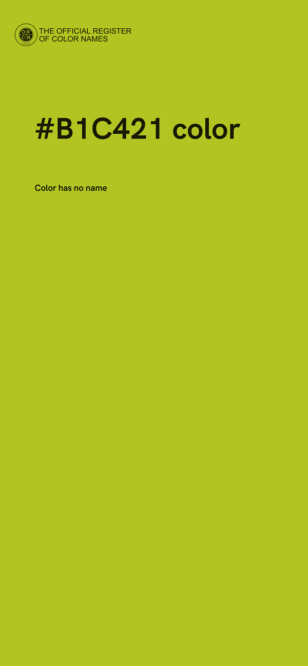 #B1C421 color image