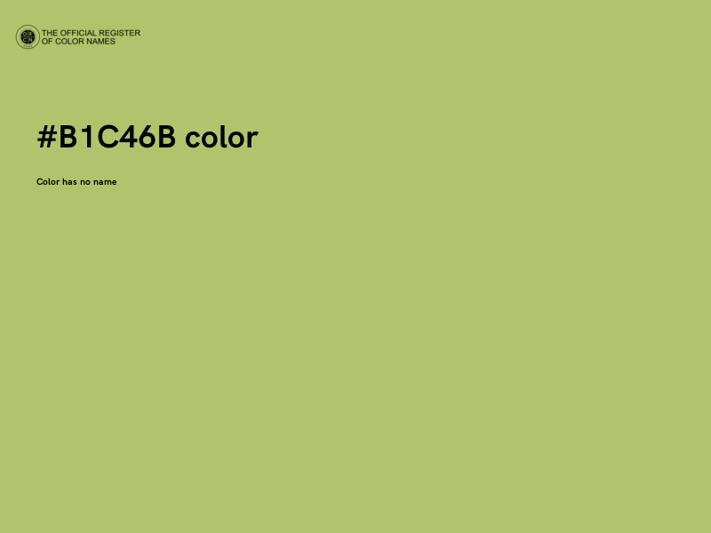 #B1C46B color image