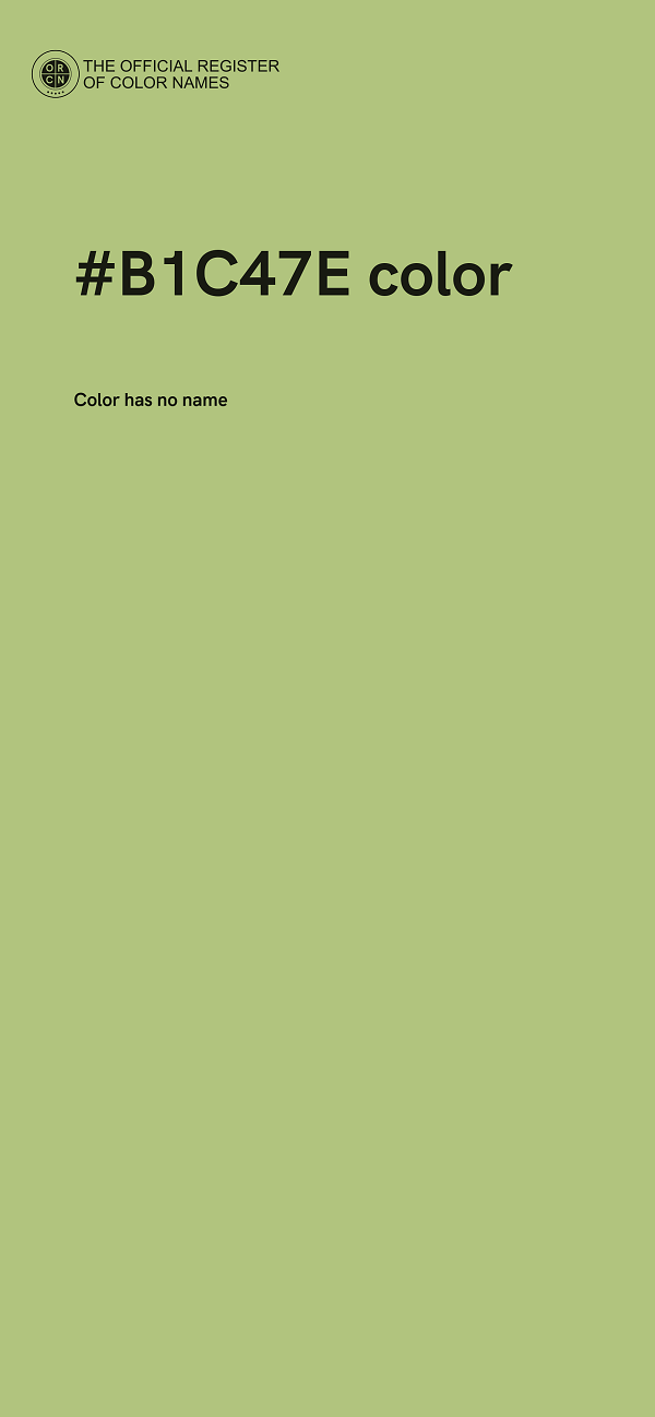 #B1C47E color image