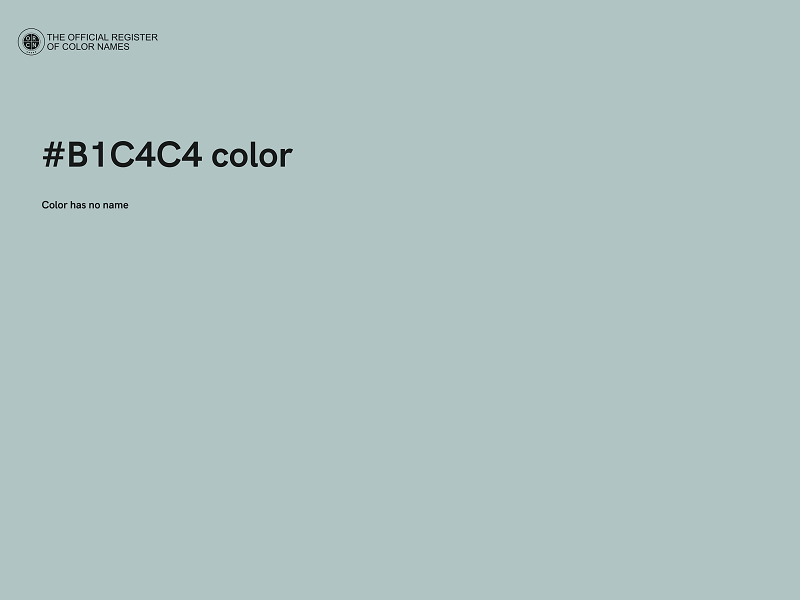 #B1C4C4 color image