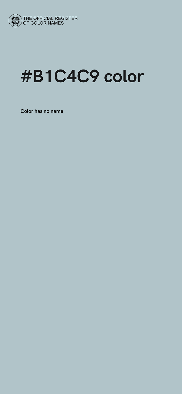 #B1C4C9 color image