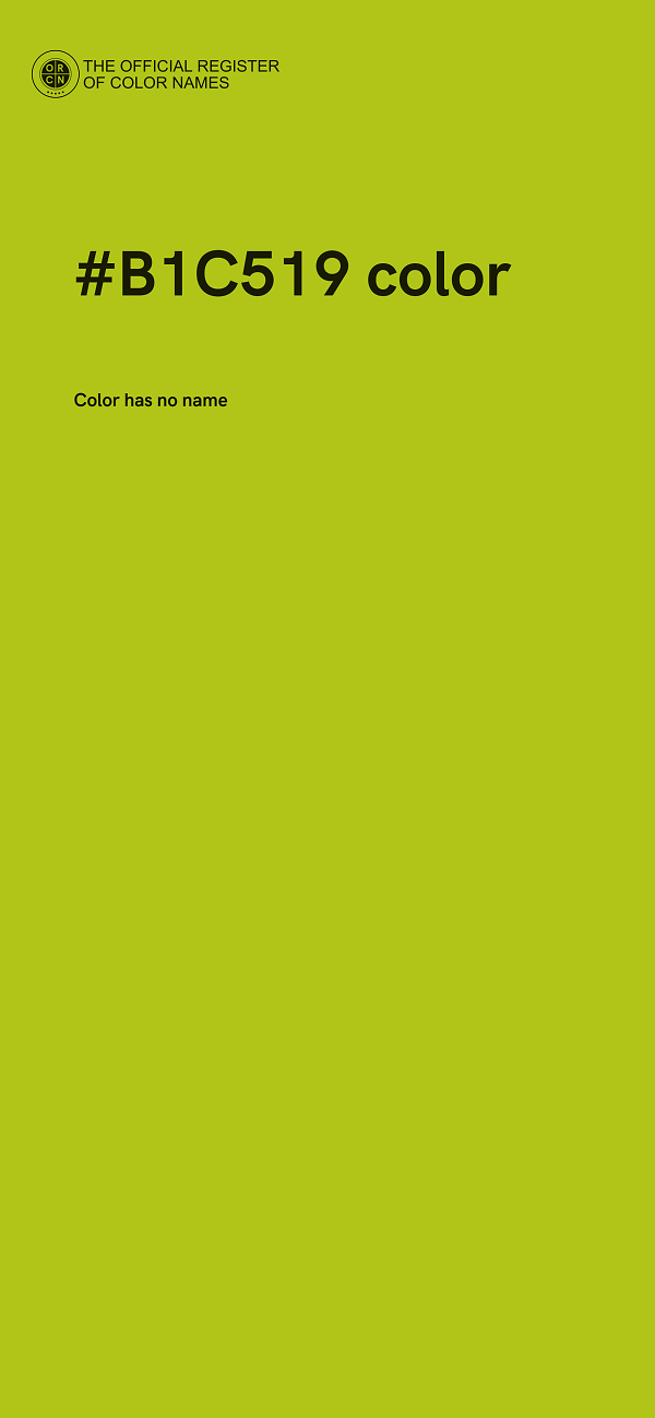 #B1C519 color image