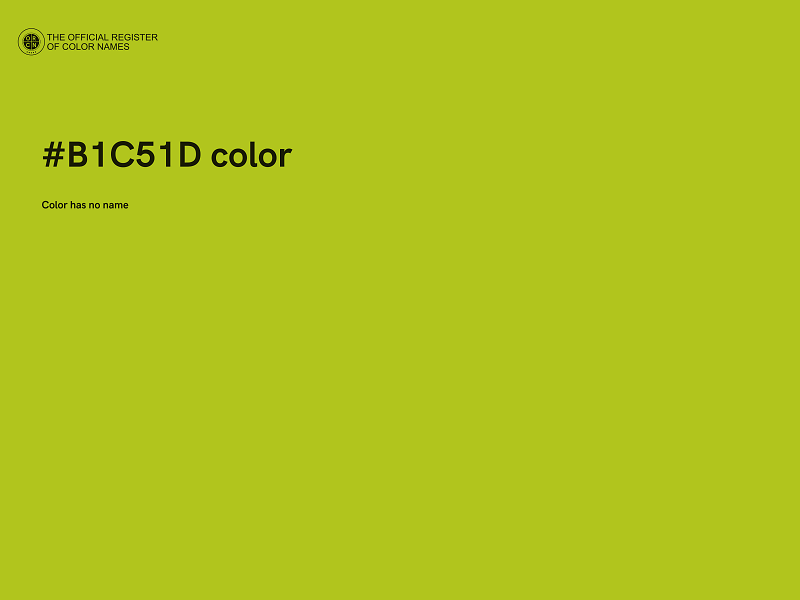 #B1C51D color image