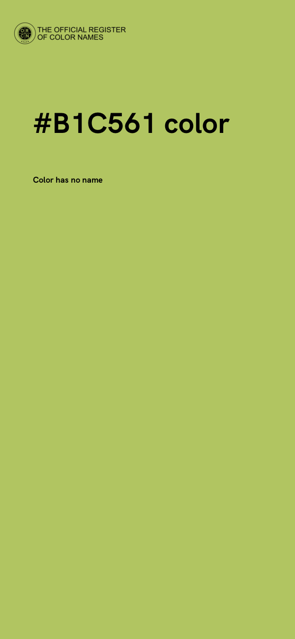 #B1C561 color image