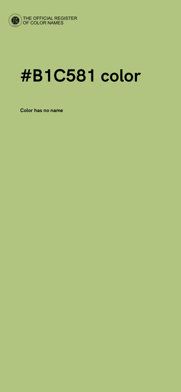 #B1C581 color image