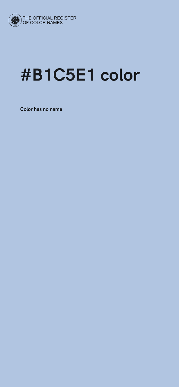 #B1C5E1 color image