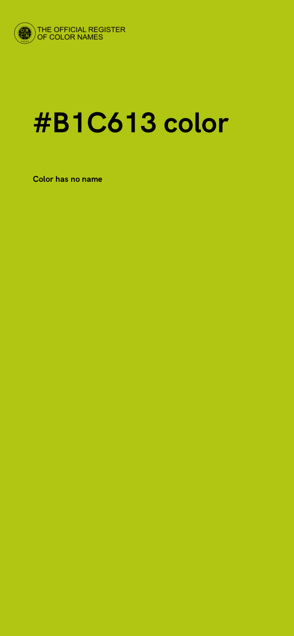 #B1C613 color image