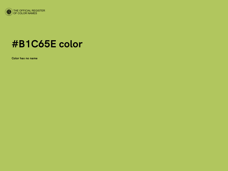 #B1C65E color image
