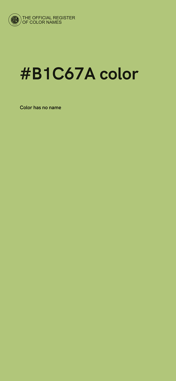 #B1C67A color image