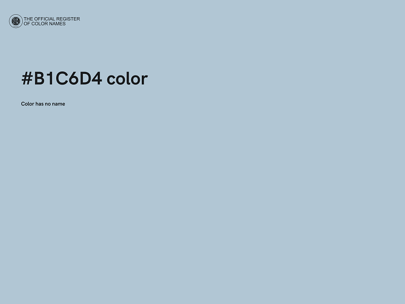 #B1C6D4 color image