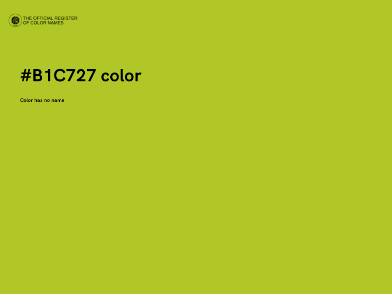 #B1C727 color image