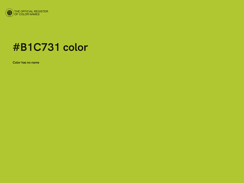 #B1C731 color image