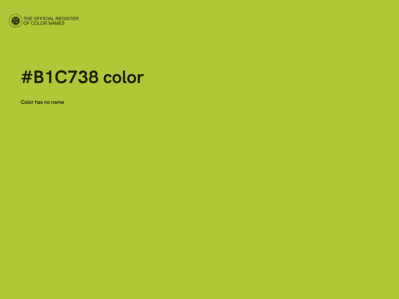 #B1C738 color image