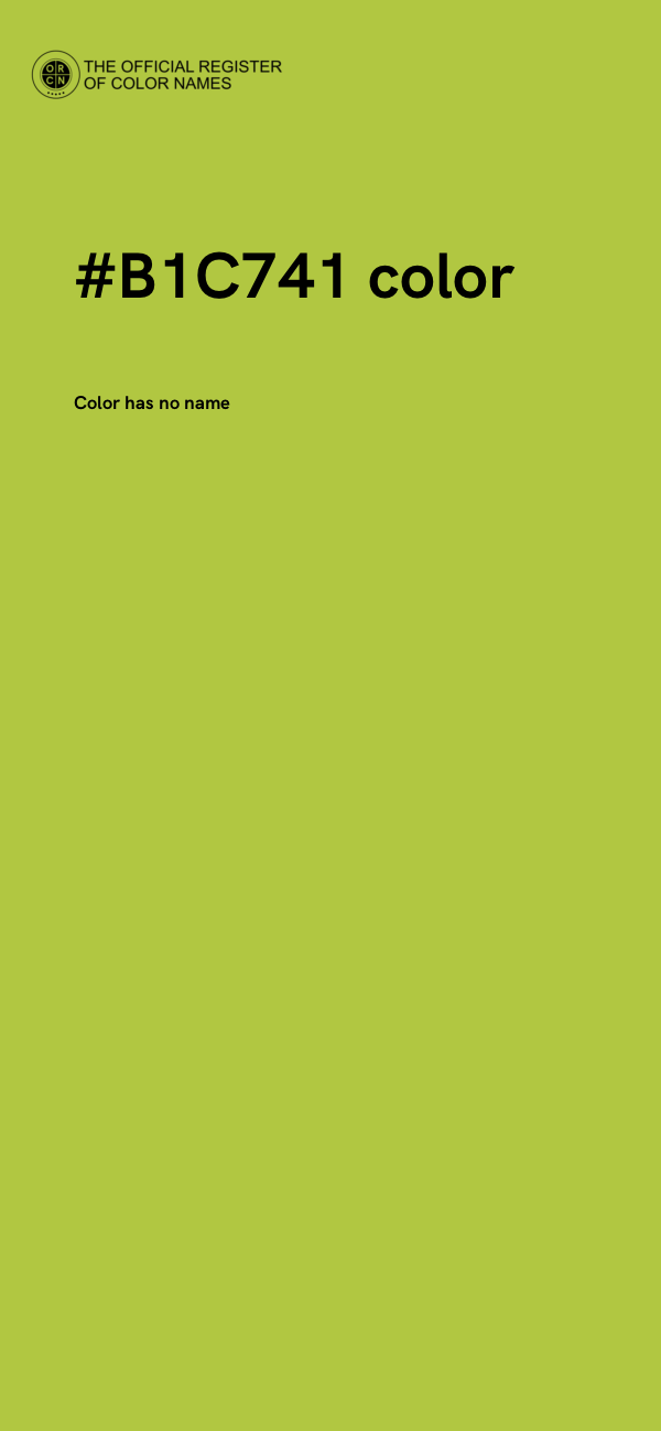 #B1C741 color image