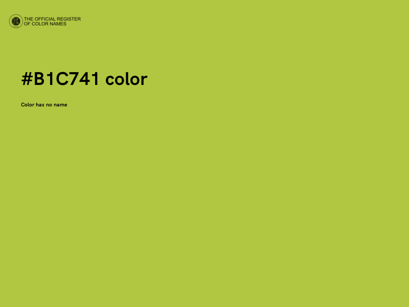 #B1C741 color image