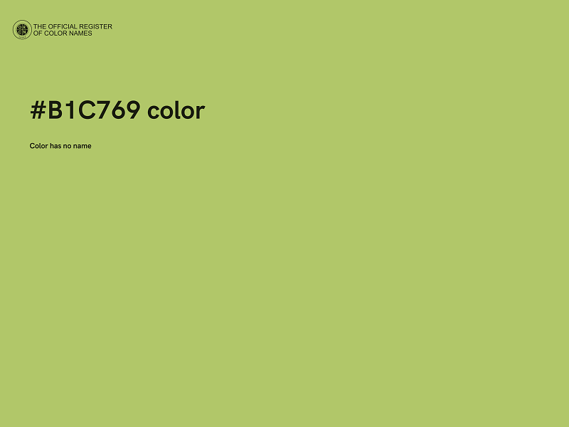 #B1C769 color image