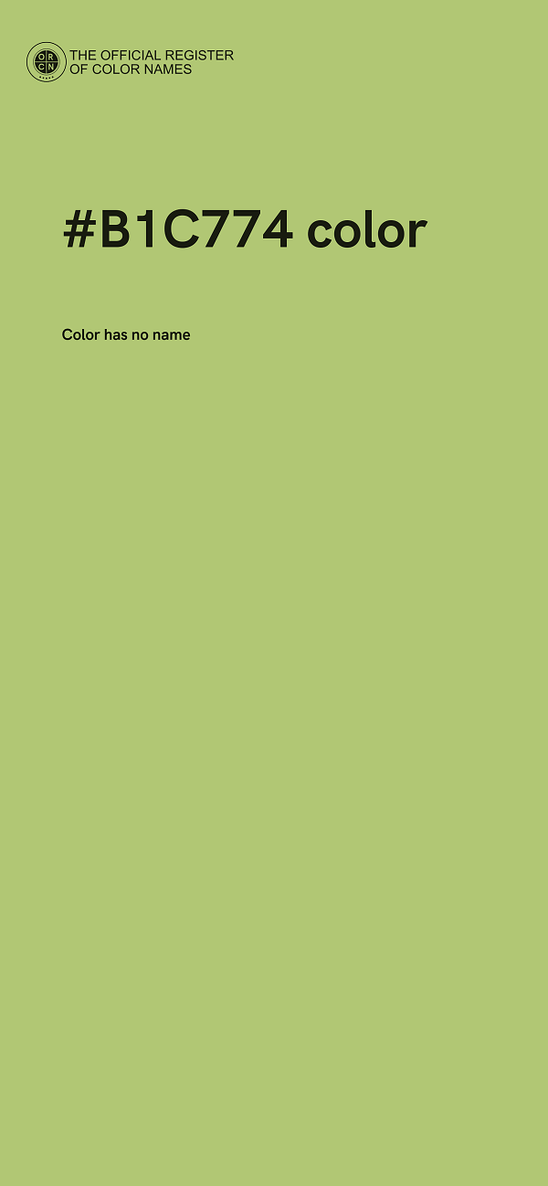 #B1C774 color image