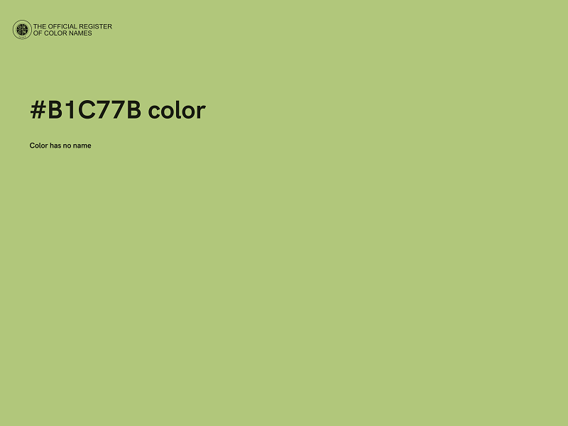 #B1C77B color image