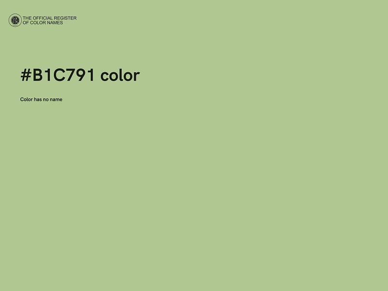 #B1C791 color image